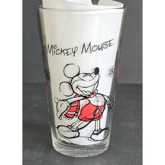 Disney Mickey Sketchbook Drinking Glasses - New Without Box - Picture 6 of 8